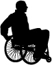 Illustration of a Person in Wheel chair